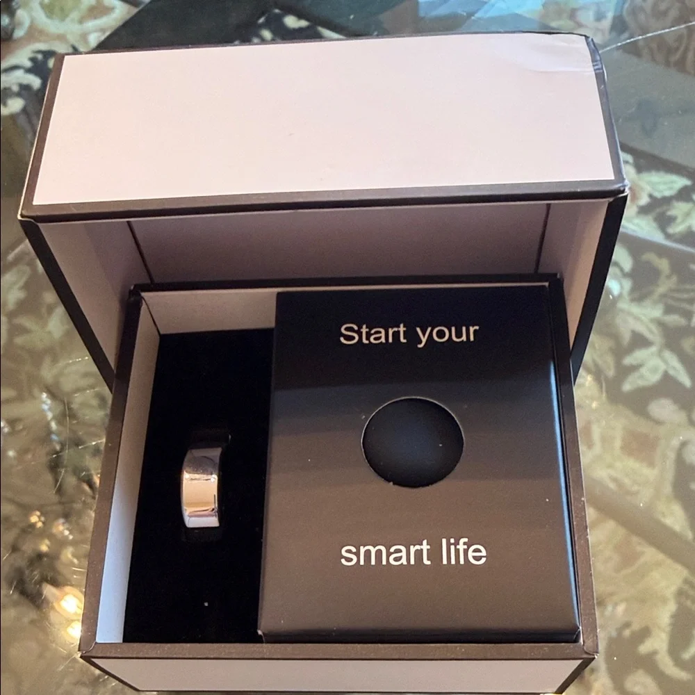 NWT Silver Smart Ring size 7